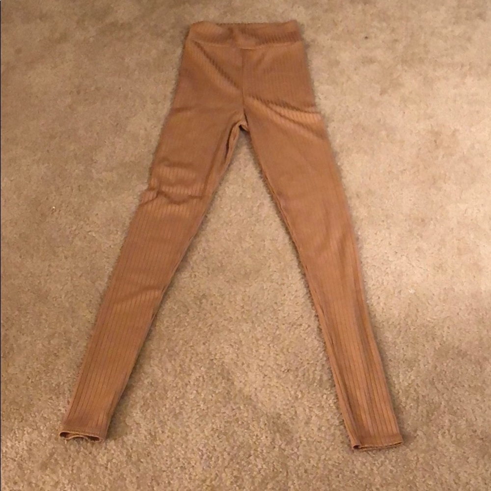 Ribbed leggings